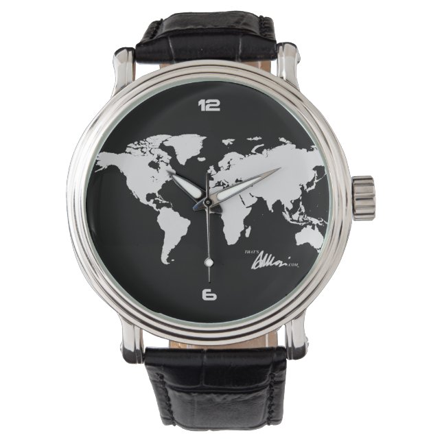 Citizen Of The World Leather E Watch (Front)