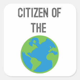 Citizen Of The World Sticker