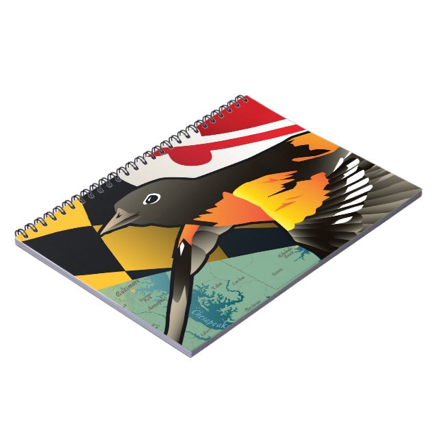 Citizen Oriole, Maryland's State Bird Notebook (Left Side)