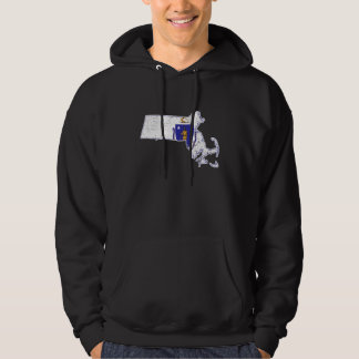 Citizen Proud America State Distressed Map Massach Hoodie