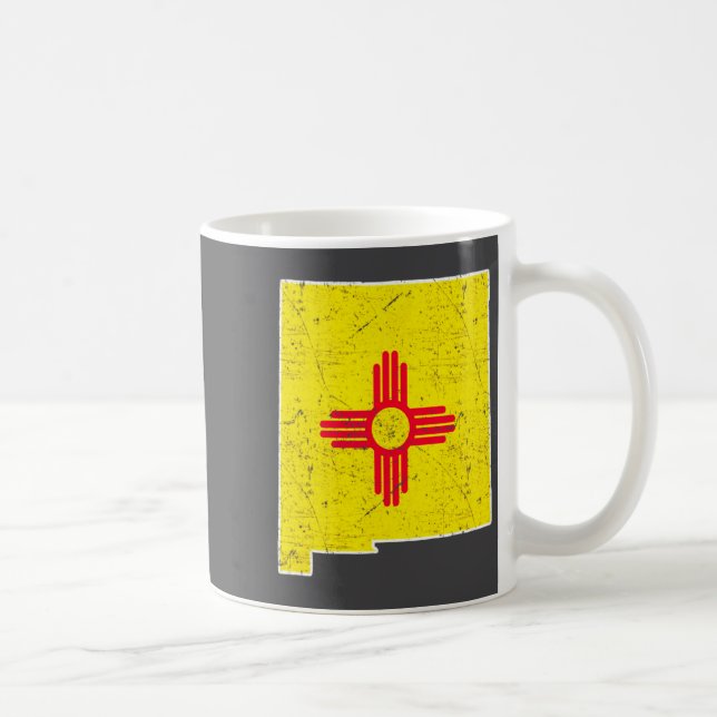 Citizen Proud America State Us Distressed Map New  Coffee Mug (Right)