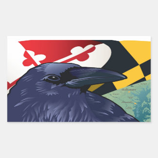 Citizen Raven, Maryland's Nevermore Rectangular Sticker