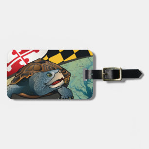 Citizen Terrapin, Maryland's Turtle Luggage Tag