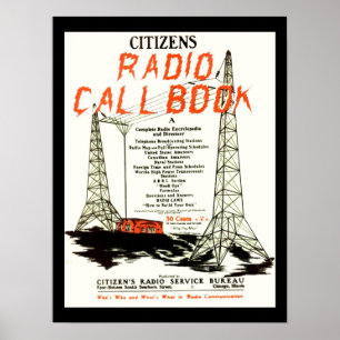 Citizens Radio Callbook Poster