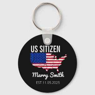 Citizenship Day American  – Proud to Be an America Key Ring