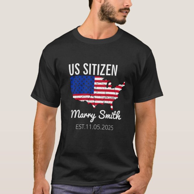 Citizenship Day American  – Proud to Be an America T-Shirt (Front)