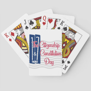 Citizenship Day   Constitution Day Playing Cards