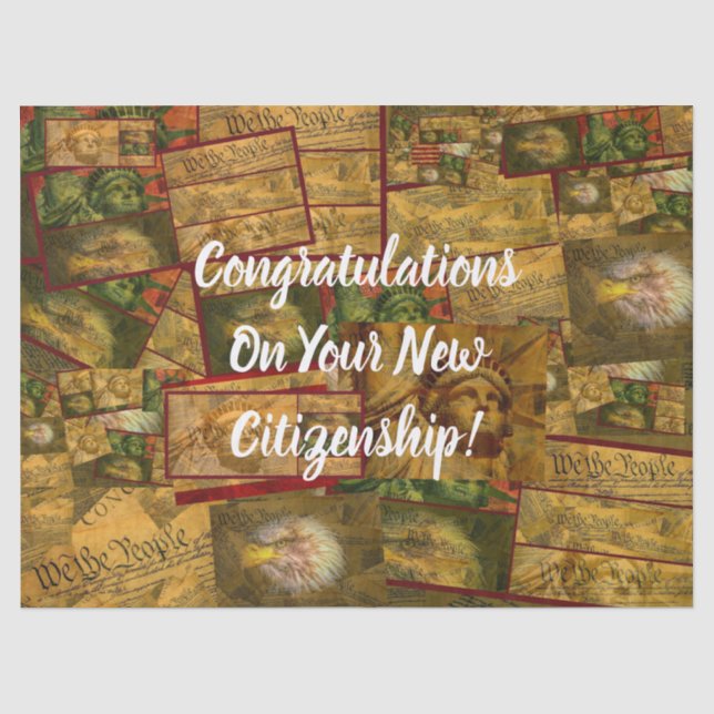 Citizenship Tissue Paper (Front)