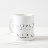 Citlali peptide name mug (Front Left)