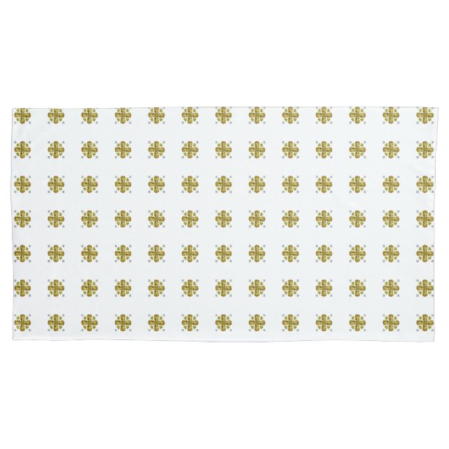 Citrine Clover Pillowcase (Front-Left)