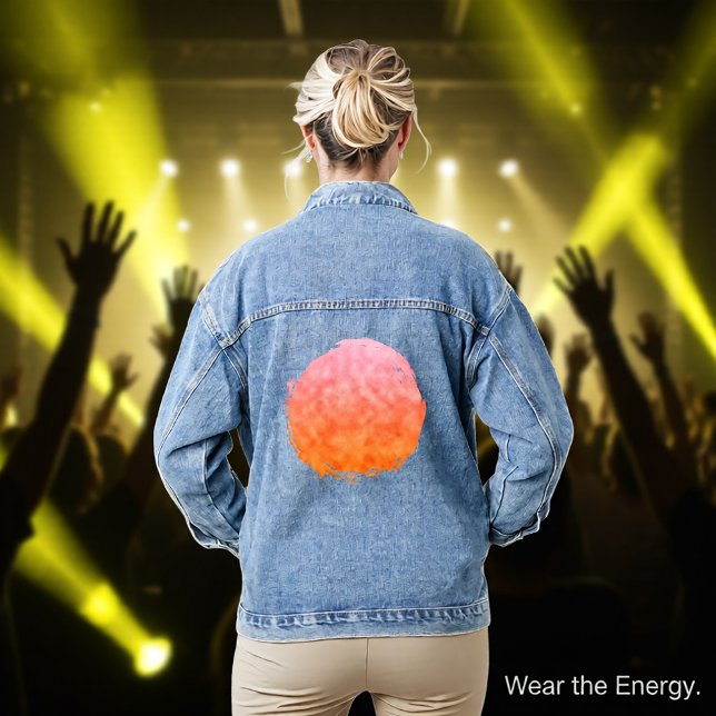 Citrine Glow Denim Jacket (Creator Uploaded)