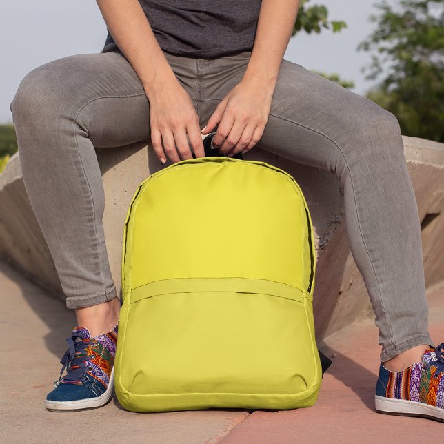 Citrine Personalised Custom  Printed Backpack (Citrine Personalized Custom Printed Backpack)