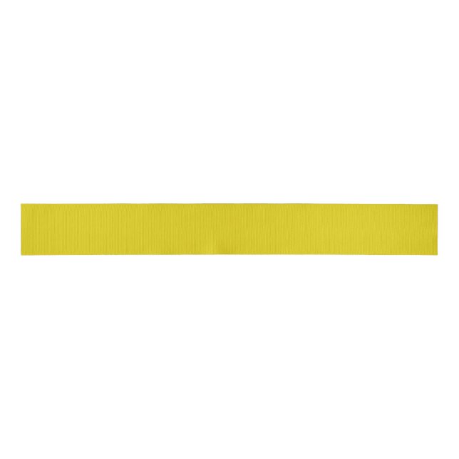 Citrine Solid Colour Grosgrain Ribbon (Front)