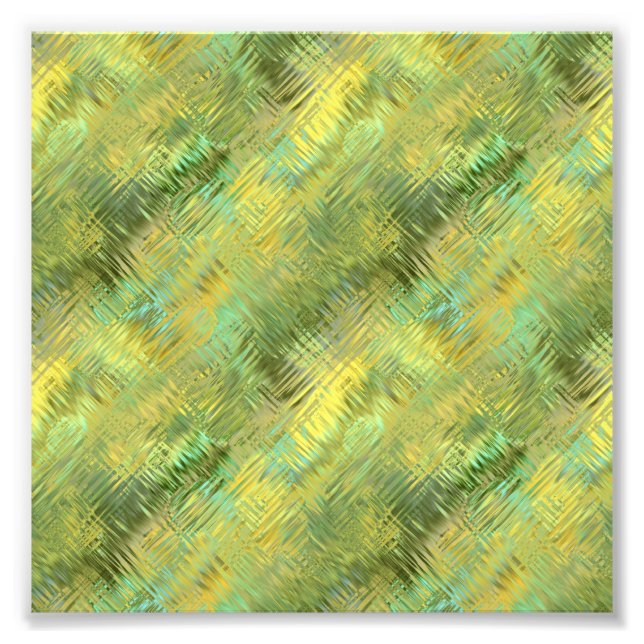 Citrine Yellow Glassy Texture Photo Print (Front)