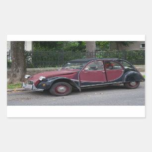 Citroën 2 CV Rectangular Sticker