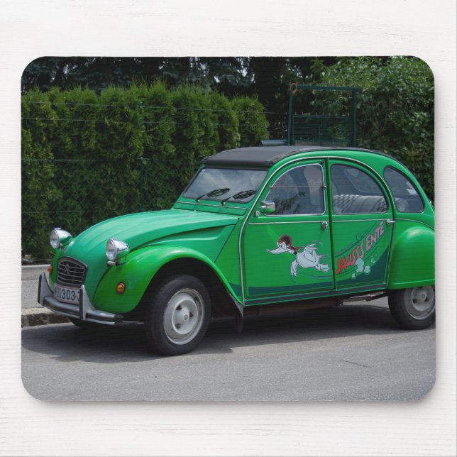 Citroen 2 CV Sauss Ente Mouse Mat (Front)