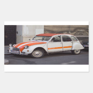 Citroën 2 CV  Spot Rectangular Sticker