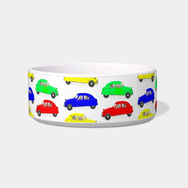 Citroen 2 CV Tiled Pattern Bowl (Left)