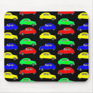 Citroen 2 CV Tiled Pattern Mouse Mat