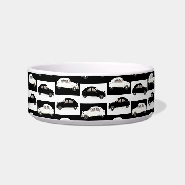 Citroen 2CV Black White Bowl (Left)