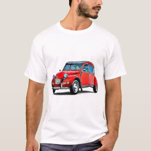 Citroen 2CV Cartoon T-Shirt