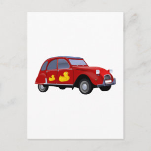Citroen 2CV Ente Postcard
