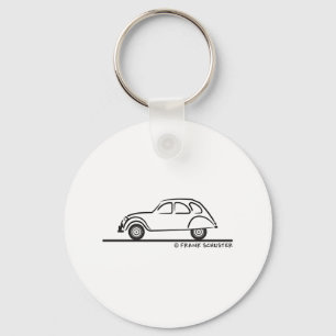 Citroen 2CV Key Ring