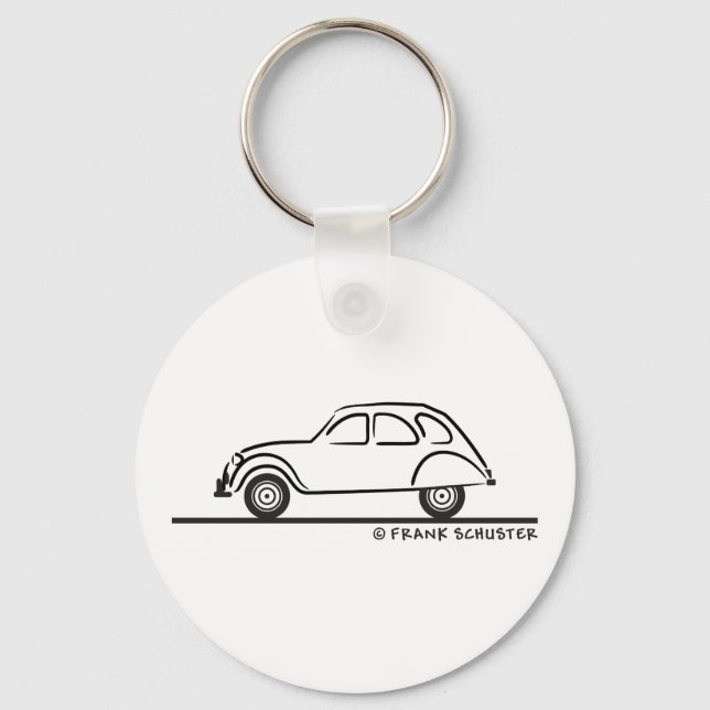 Citroen 2CV Key Ring (Front)