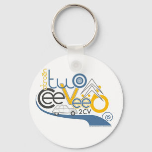 Citroen 2CV Keychain