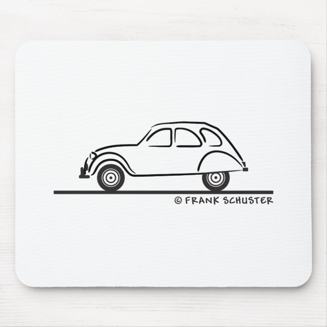 Citroen 2CV Mouse Mat (Front)