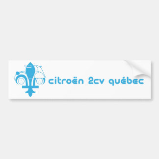 Citroen 2cv Quebec sticker