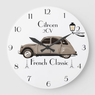 Citroen 2CV Retro Wall Clock