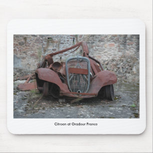 Citroen at Oradour France Mouse Mat