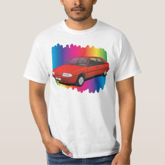 Citroën BX red with spectrum background T-Shirt