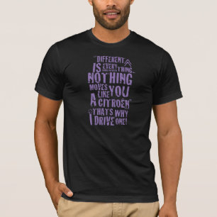 Citroen "Different is everything" T-shirt design