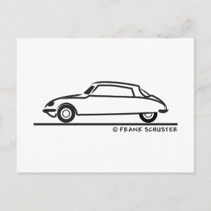 Citroën DS 21 Postcard