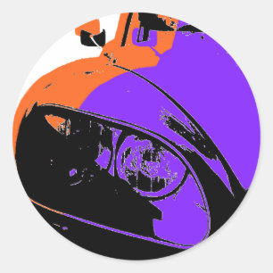 Citroen DS Classic Round Sticker