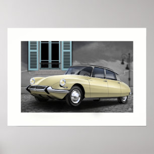 Citroen DS Poster Illustration