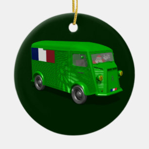 Citroen Type H Van Tube Ceramic Tree Decoration