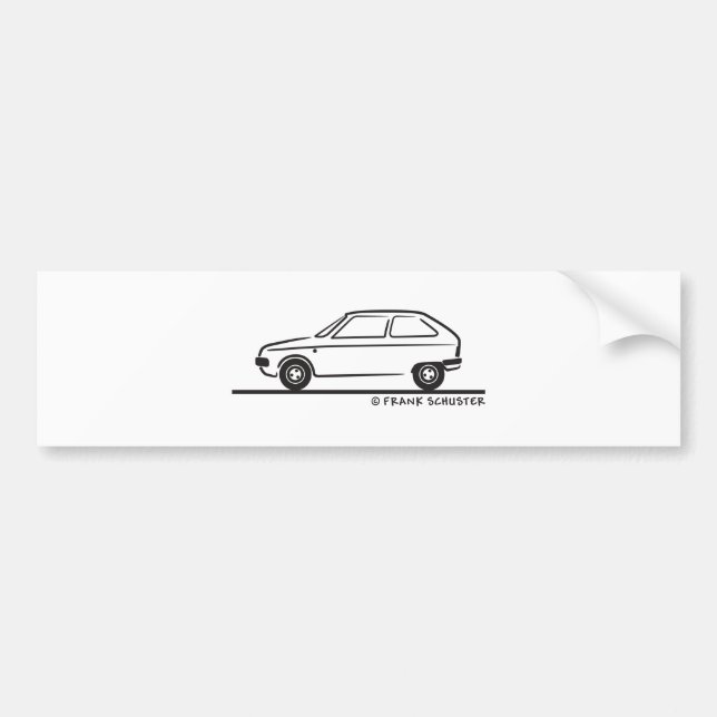 Citroën Visa Citroen Visa Bumper Sticker (Front)