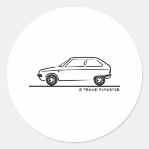 Citroën Visa Citroen Visa Classic Round Sticker