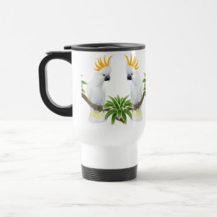 Citron Crested Cockatoo Travel Mug