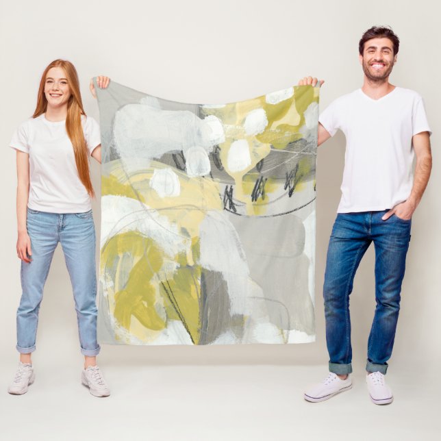 Citron Mist Fleece Blanket (In Situ)