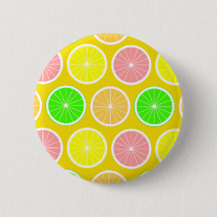 Citrus 6 Cm Round Badge