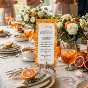 Citrus Aperol Spritz Party Menu