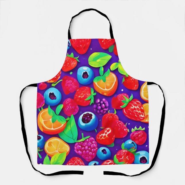 Citrus & Berries Burst Apron (Front)