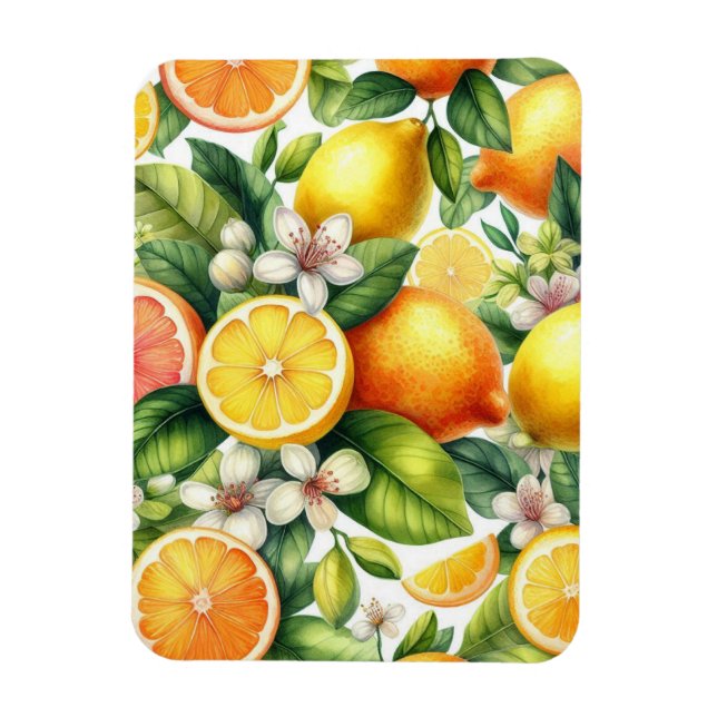  Citrus Bloom Magnet (Vertical)