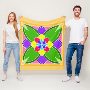 Citrus Breakfast Fleece Blanket