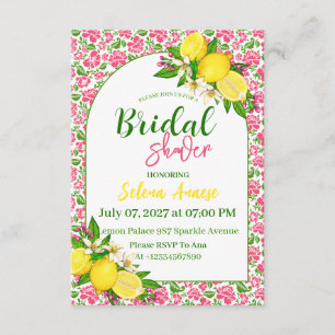 Citrus Bridal Shower Invitation Card