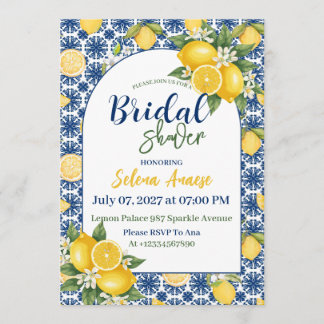 Citrus Bridal Shower Invitation Card
